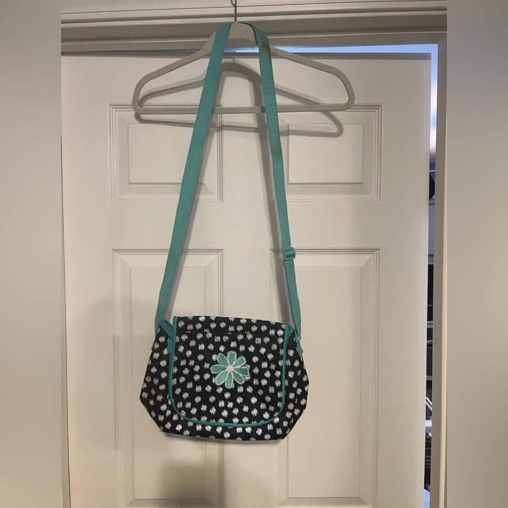Thirty one lunch bag with adjustable strap- stain on strap embroidered f…
